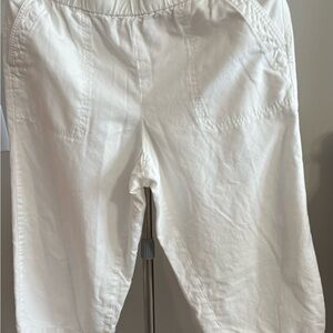 Talbots white crop pants- size MP!